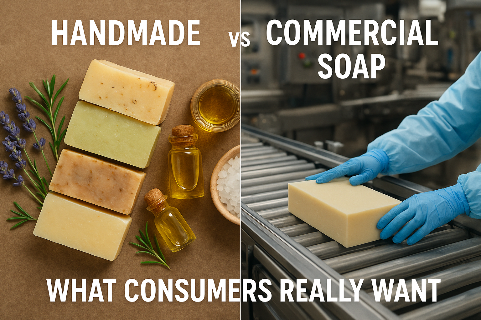 Handmade Soap vs. Commercial Soap: Consumer Preferences