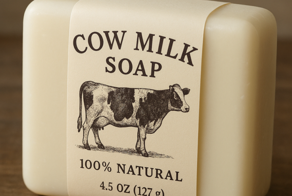 Cow milk soap