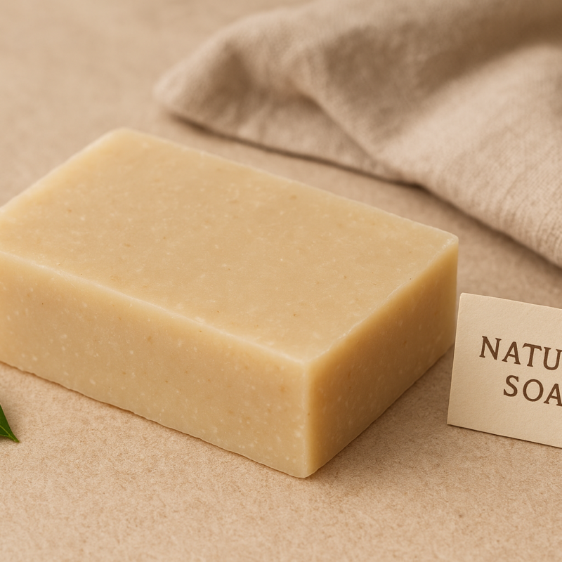 Natural soap for sensitive skin