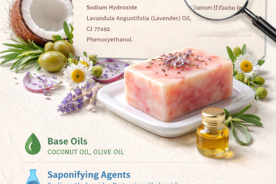 handmade soap ingredients