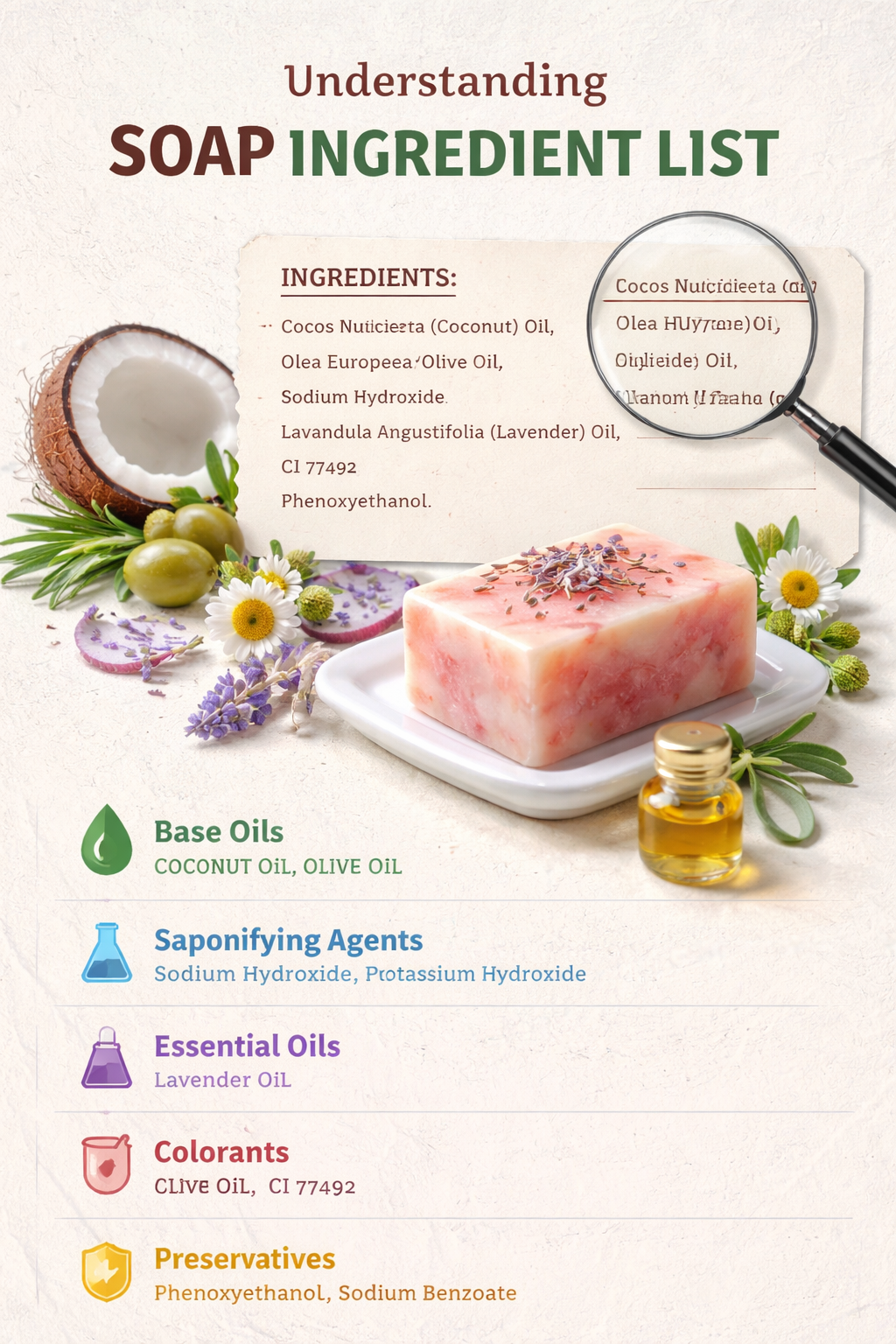 How to Read a SOAP Ingredient List: Essential INCI Knowledge for Brands