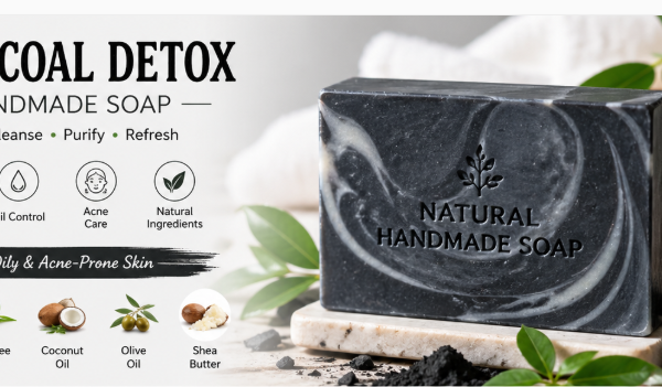 Charcoal Detox Handmade Soap